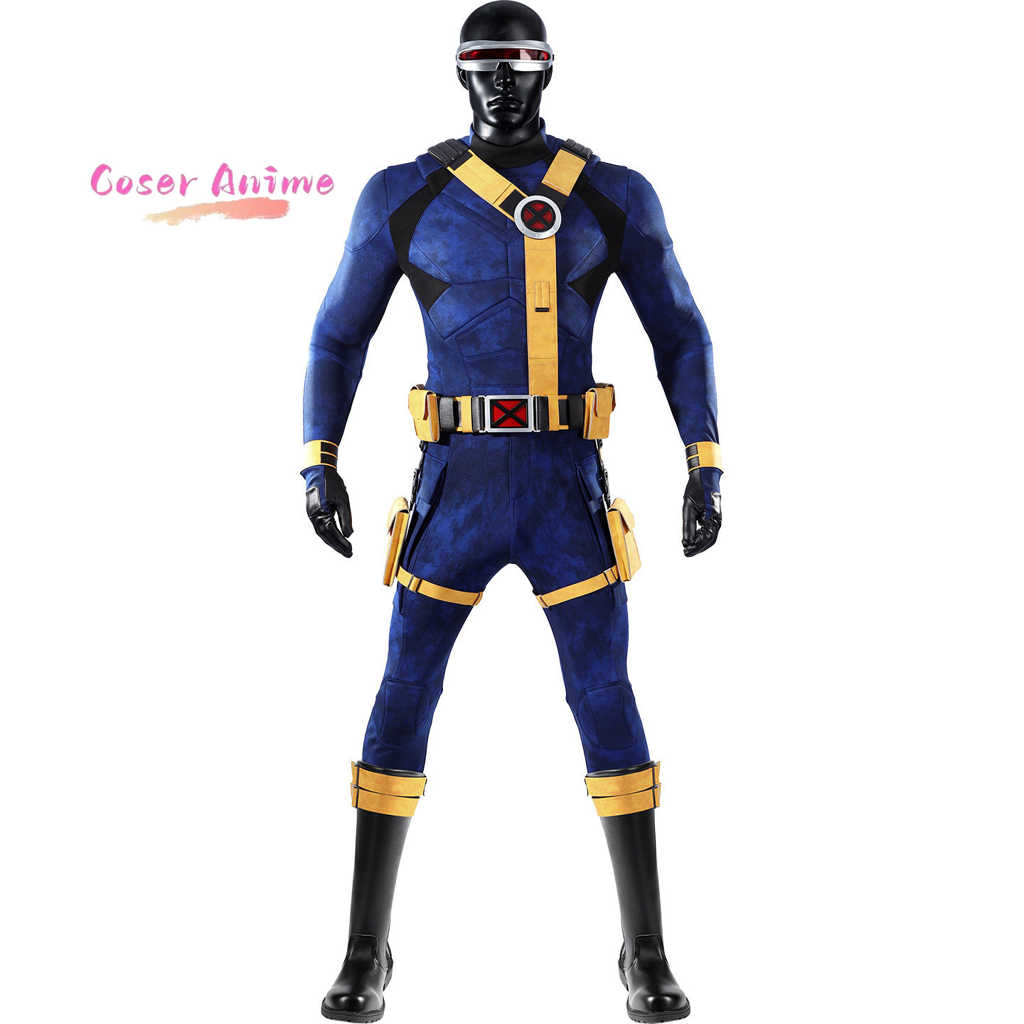 Scott Summers Cyclops Cosplay  - Summer Clothing Cartoon บทวิจารณ์และราคา