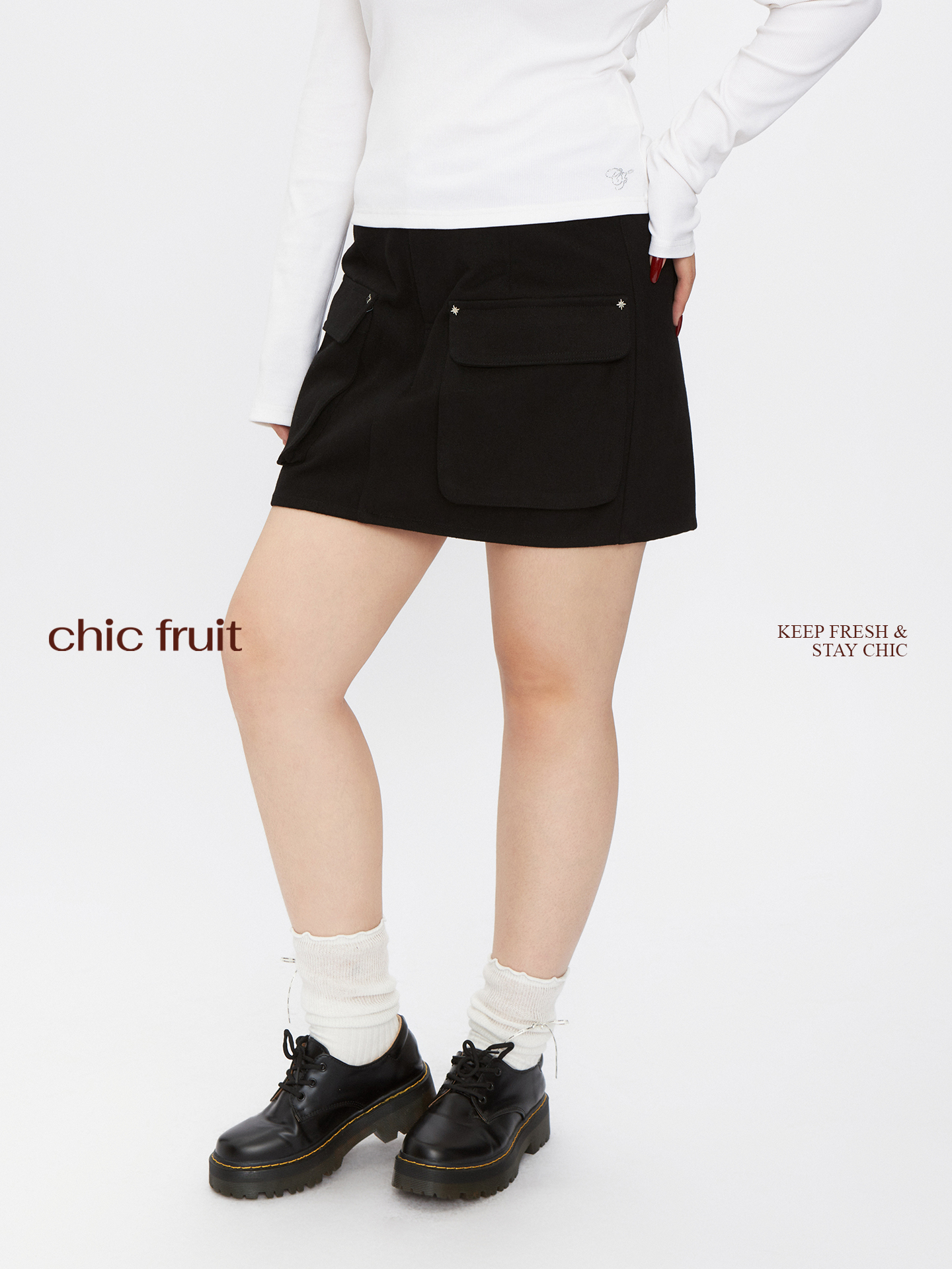 High Waist A-Line Half Skirt w - Summer Line Clothing Brand บทวิจารณ์และราคา