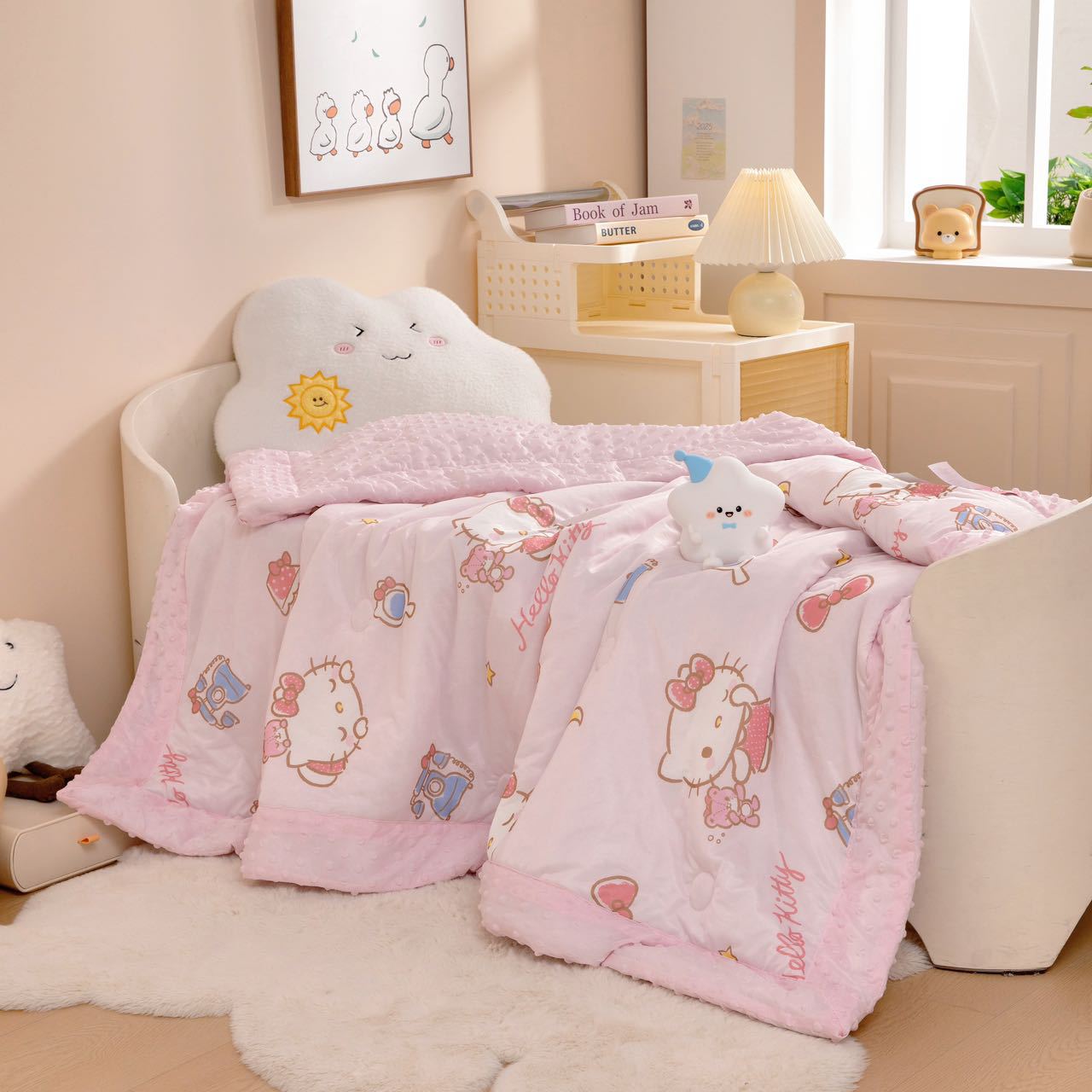Hello Kitty My Melody Cartoon  - Summer Quilt บทวิจารณ์และราคา