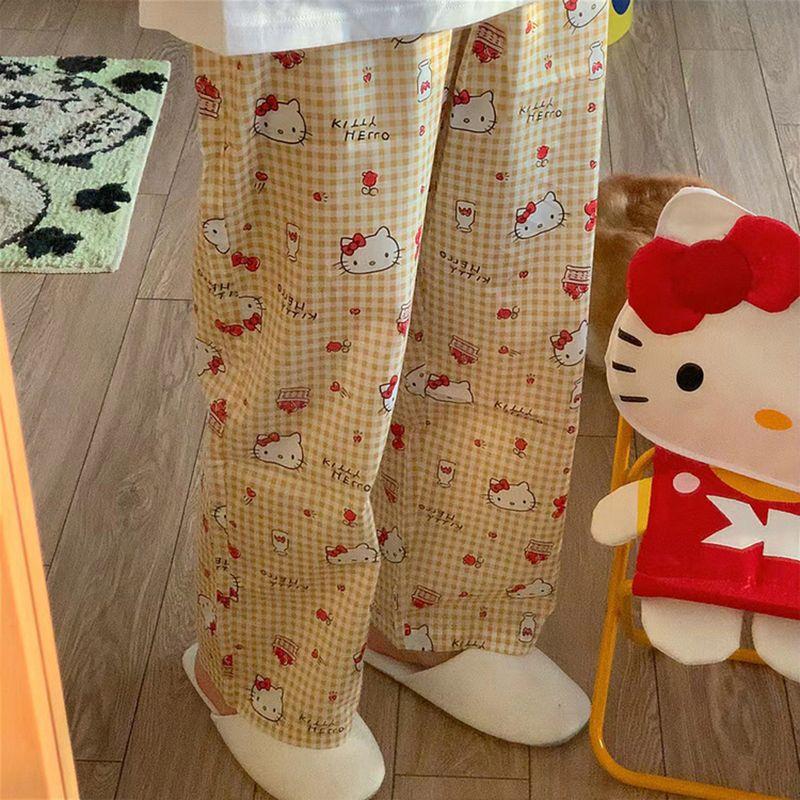 Sanrio Pants Hello Kitty Pajam - Summer Clothing Cartoon บทวิจารณ์และราคา