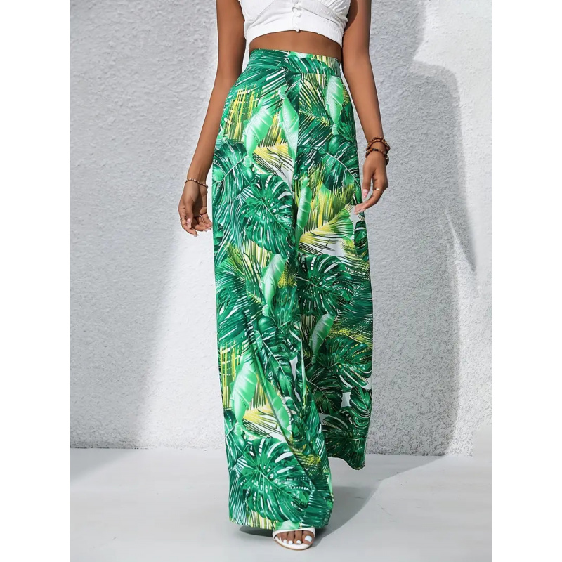 2026 Women High Waist Tropical - Palazzo Pant Wide บทวิจารณ์และราคา