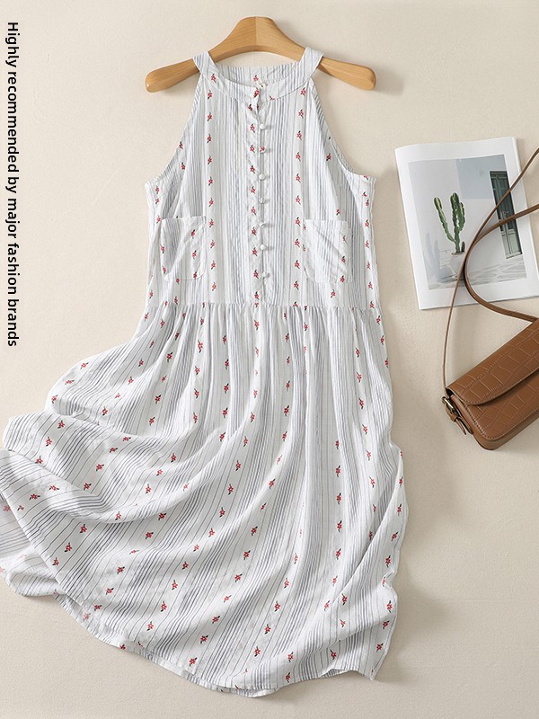 Elegant A-Line Dress Floral Pr - Summer Line Clothing Brand บทวิจารณ์และราคา