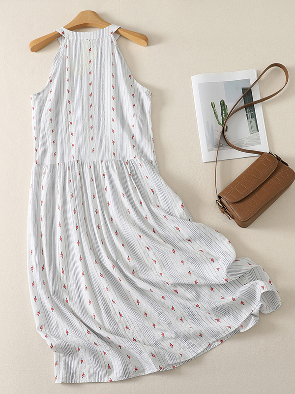 Elegant A-Line Dress Floral Pr - Summer Line Clothing Brand บทวิจารณ์และราคา