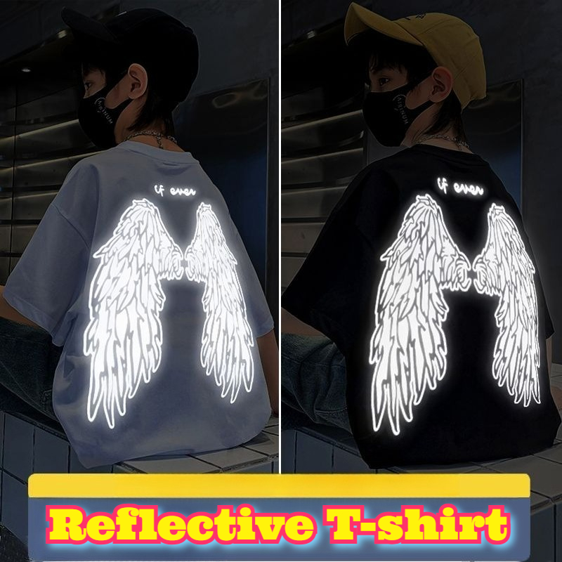 Youth Reflective Wings T Shirt - Summer Clothing For Teens บทวิจารณ์และราคา