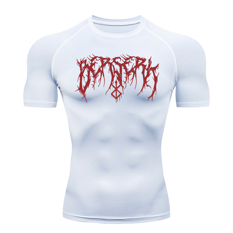 Gym Workout Rash Guard for Men - Summer Gym Clothing บทวิจารณ์และราคา