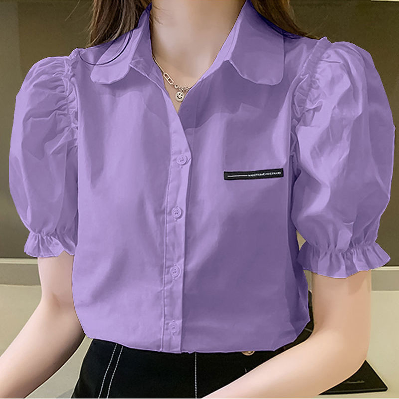 Summer New Solid Color Polo Ne - Summer Clothing For Teens บทวิจารณ์และราคา