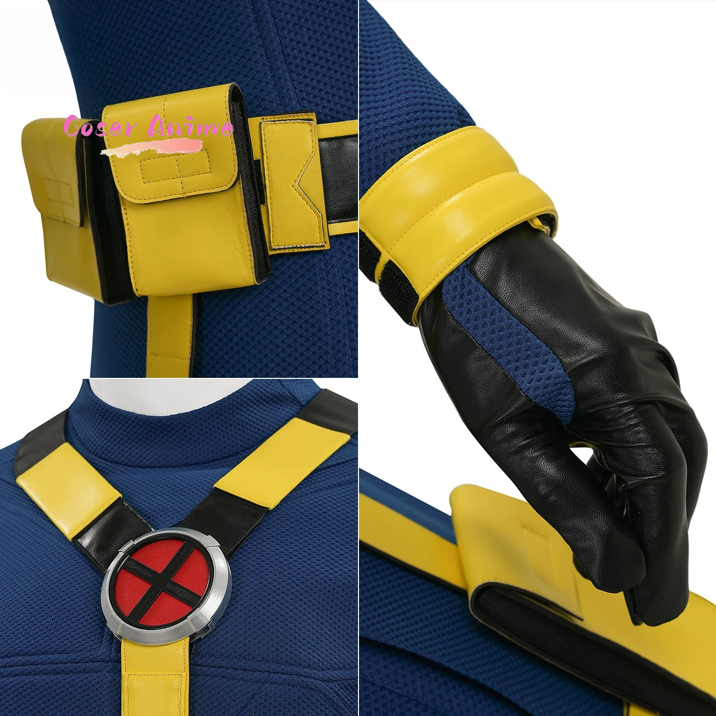 Scott Summers Cyclops Cosplay  - Summer Clothing Cartoon บทวิจารณ์และราคา