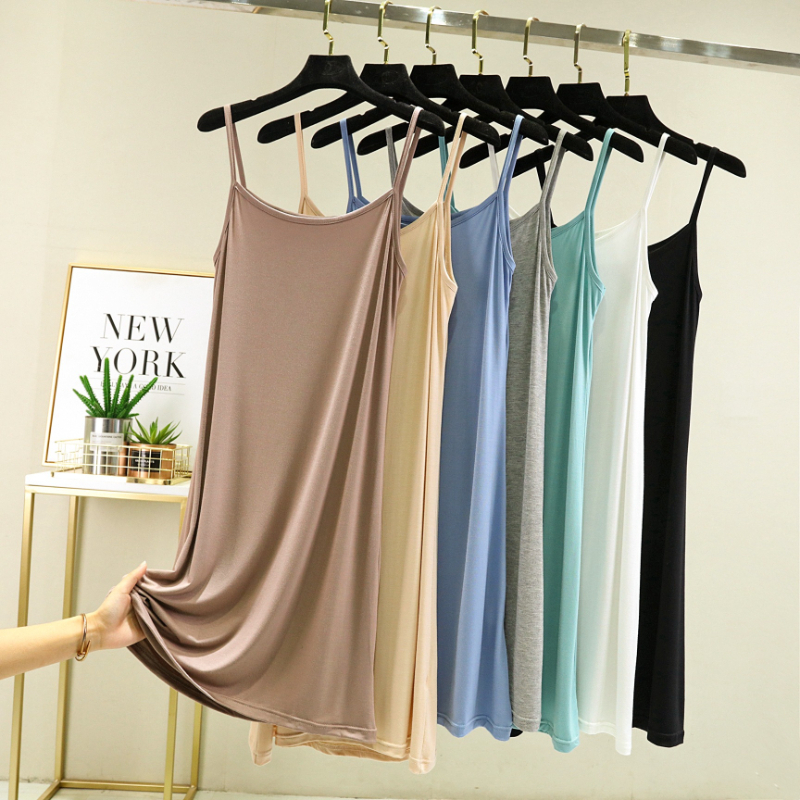 Modal Camisole Vest Dress for  - Summer Clothing Dress บทวิจารณ์และราคา
