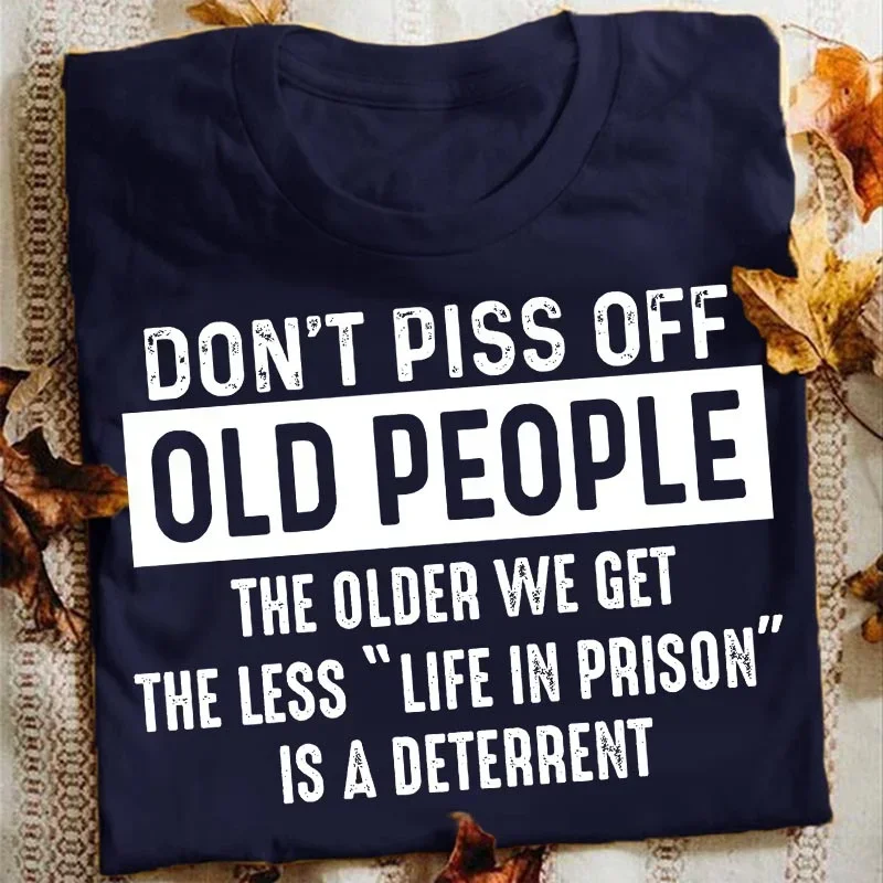 Dont Piss Off Old People Funny - Summer Clothing Old Money บทวิจารณ์และราคา