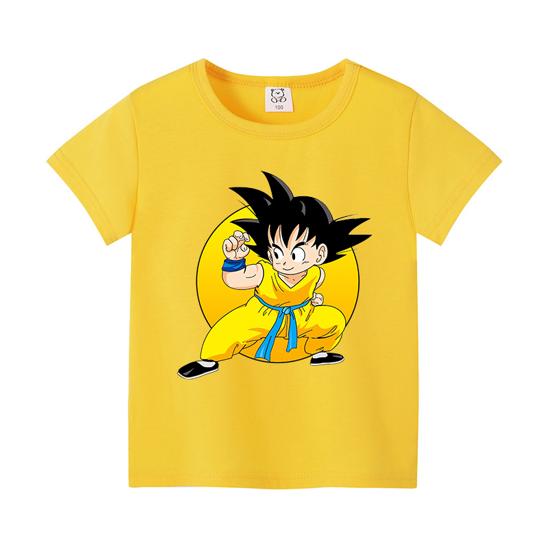 Dragon Ball Goku T-shirt Child - Summer Clothing Cartoon บทวิจารณ์และราคา