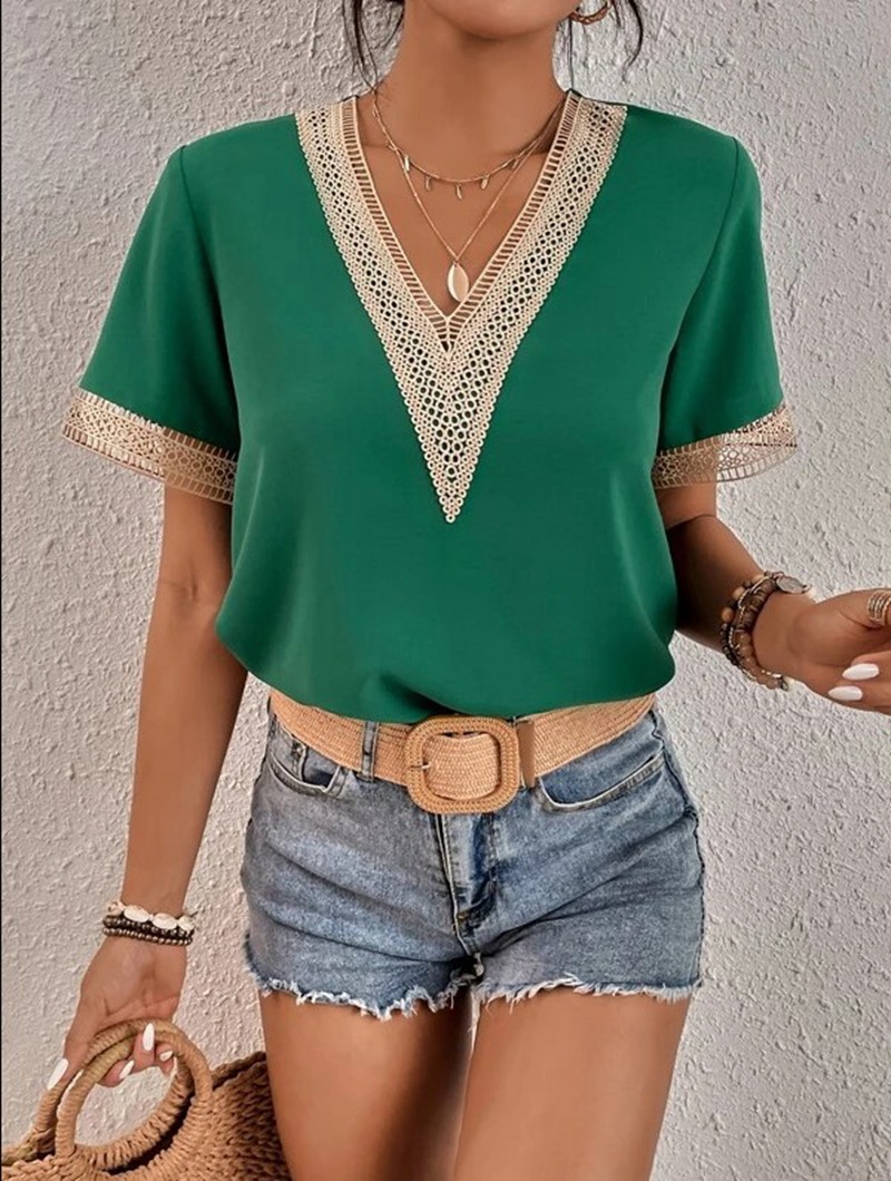 Elegant Blouse Fashion Short S - Summer Quilt บทวิจารณ์และราคา