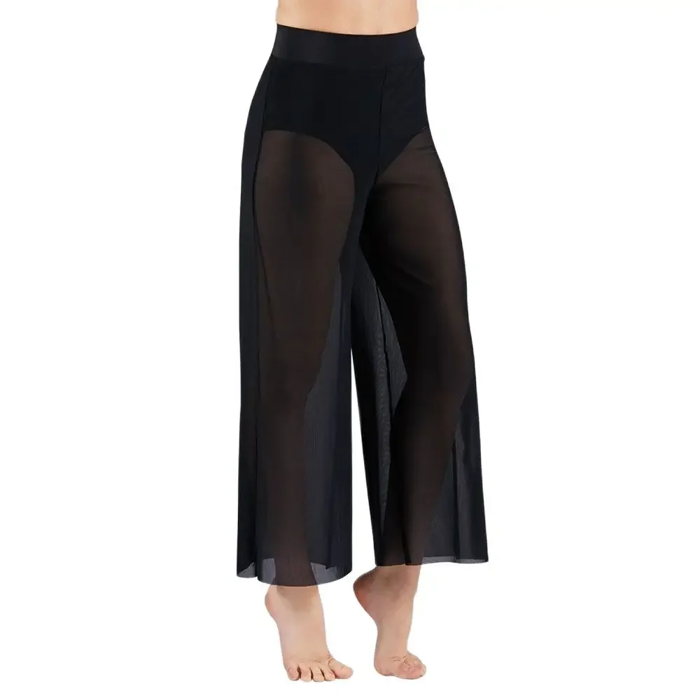 Lyrical Mesh Wide Leg Pants Mo - Palazzo Pant Wide บทวิจารณ์และราคา