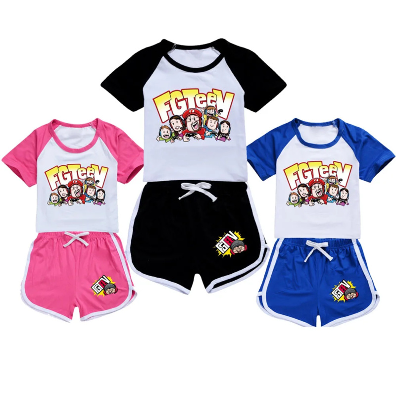 AIAI 2025Fgteeve Kids Clothes  - Summer Kids Clothing บทวิจารณ์และราคา