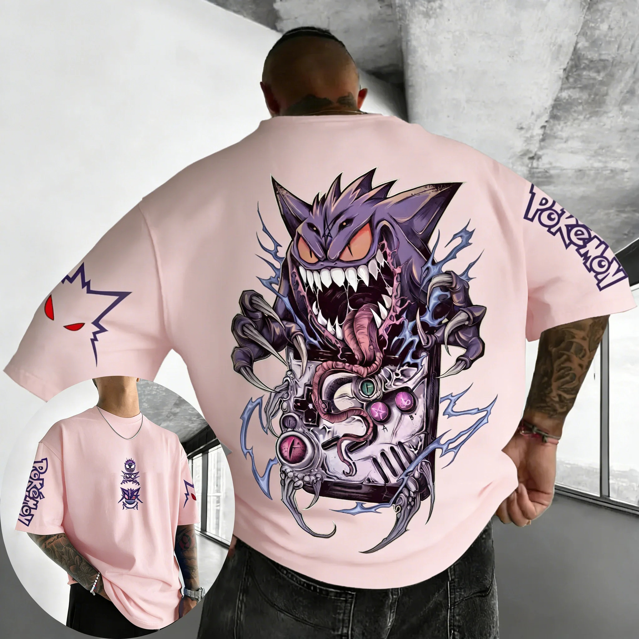 Pokemon  Game Gengar Co Brande - Summer Games Clothing Brand บทวิจารณ์และราคา