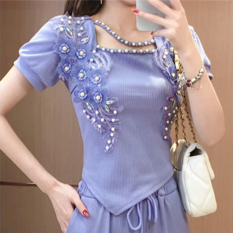 Wide Leg Ladies Trouser Purple - Summer Clothing Trends 2025 Women'S บทวิจารณ์และราคา