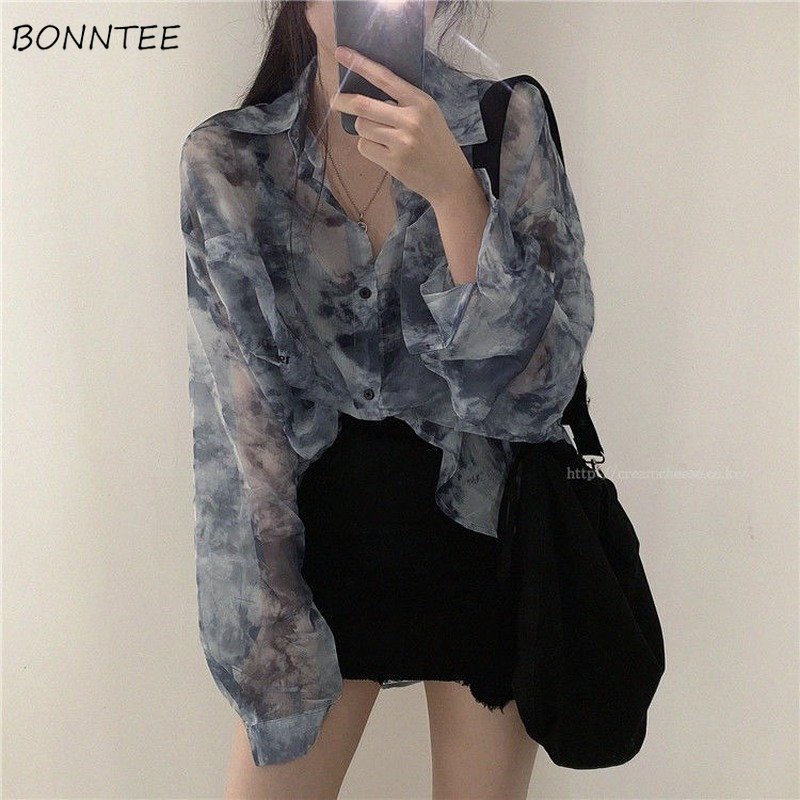 Shirts Women Fashion Tie Dye H - Summer Goth Clothing บทวิจารณ์และราคา