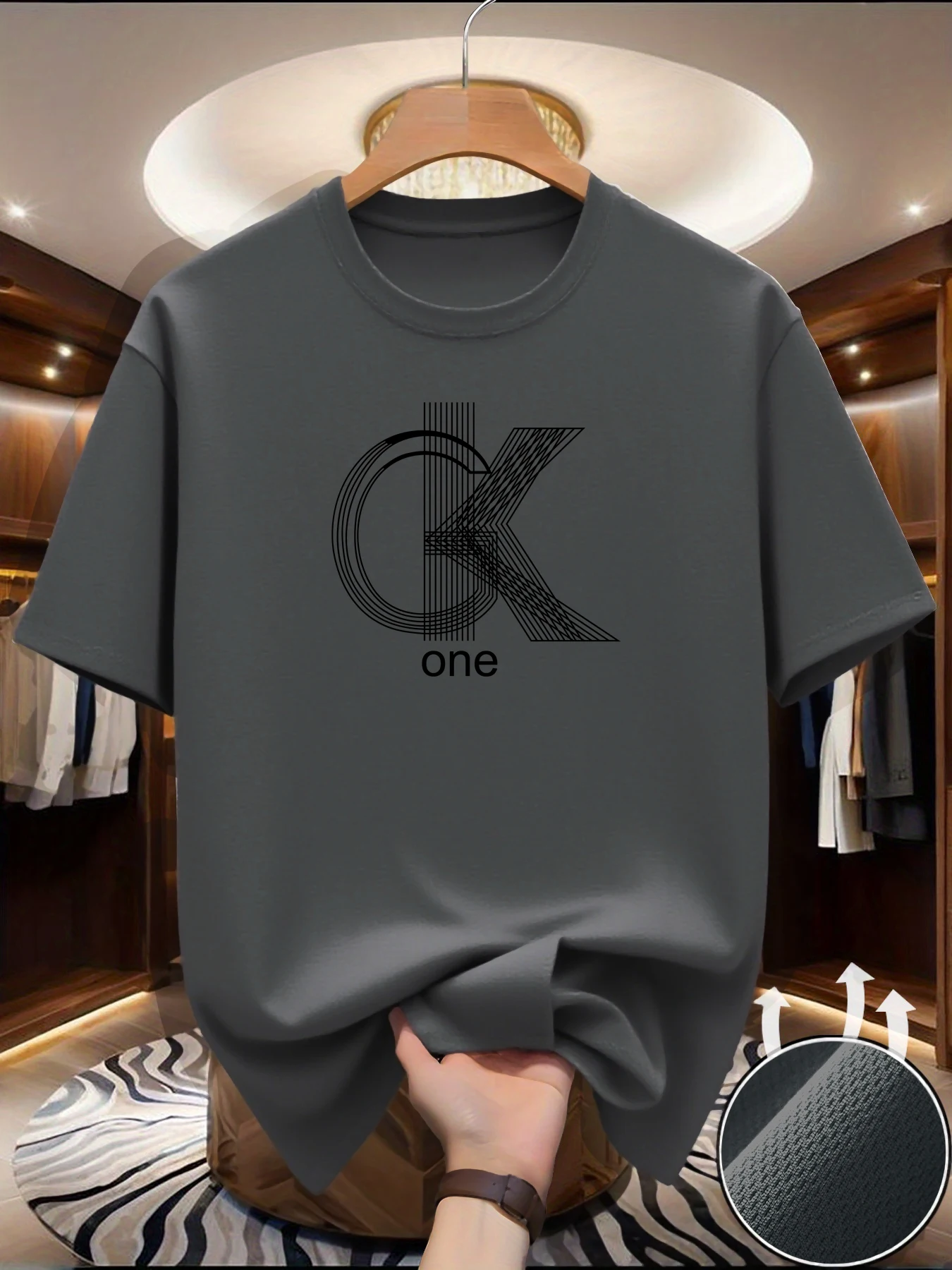 New men's quick-drying letter- - Summer Clothing For Teens บทวิจารณ์และราคา