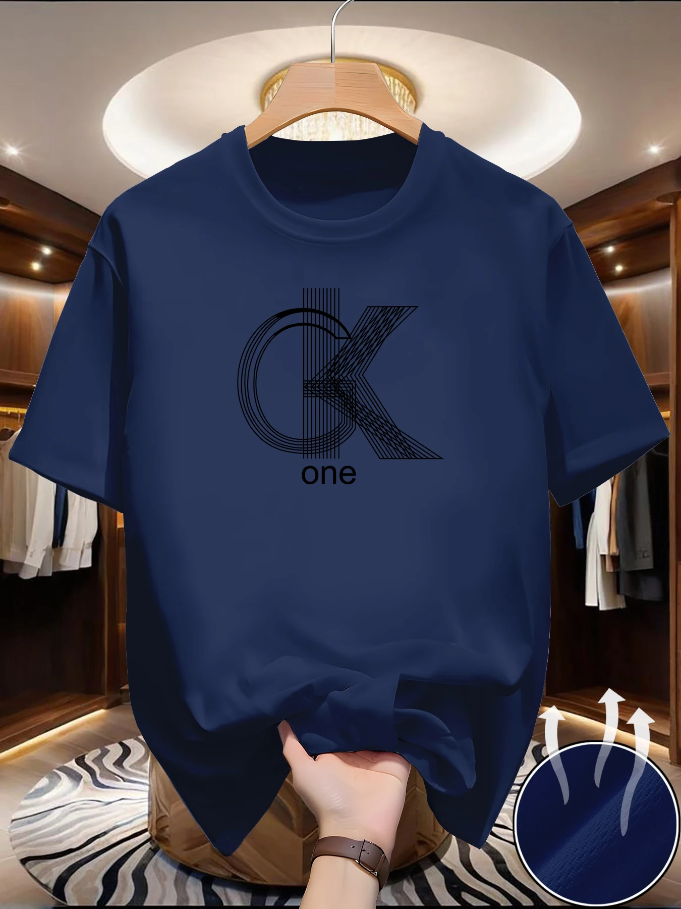 New men's quick-drying letter- - Summer Clothing For Teens บทวิจารณ์และราคา