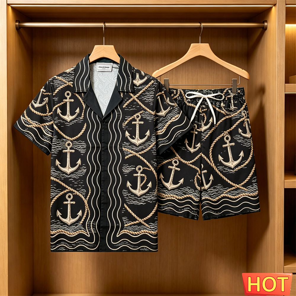 Men's 2 Piece Hawaiian Set Nau - Summer Clothing Sets บทวิจารณ์และราคา