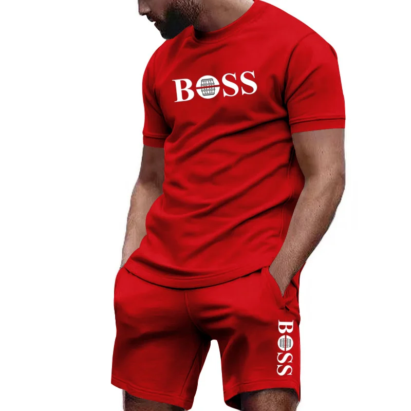 Men's two-piece sportswear sho - Summer Clothing Haul บทวิจารณ์และราคา