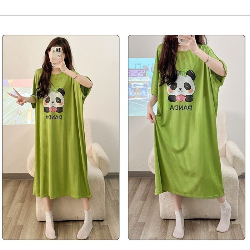 Plus Size Cartoon Sweet Pajama - Summer Upf Clothing บทวิจารณ์และราคา
