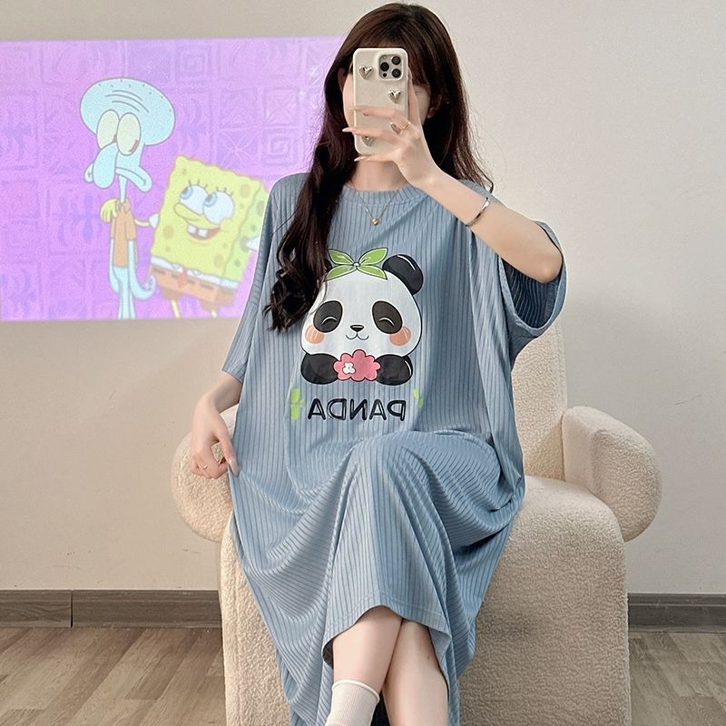 Plus Size Cartoon Sweet Pajama - Summer Upf Clothing บทวิจารณ์และราคา