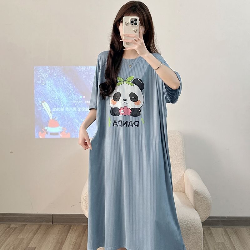 Plus Size Cartoon Sweet Pajama - Summer Upf Clothing บทวิจารณ์และราคา