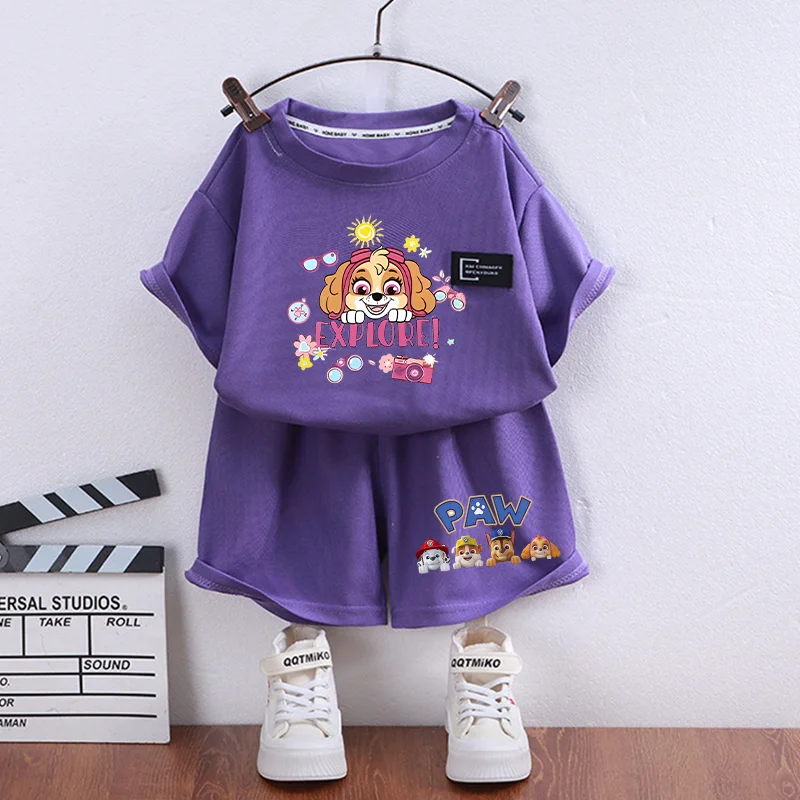 2Pc Paw Patrols T Shirt Chase  - Summer Clothing Baby บทวิจารณ์และราคา