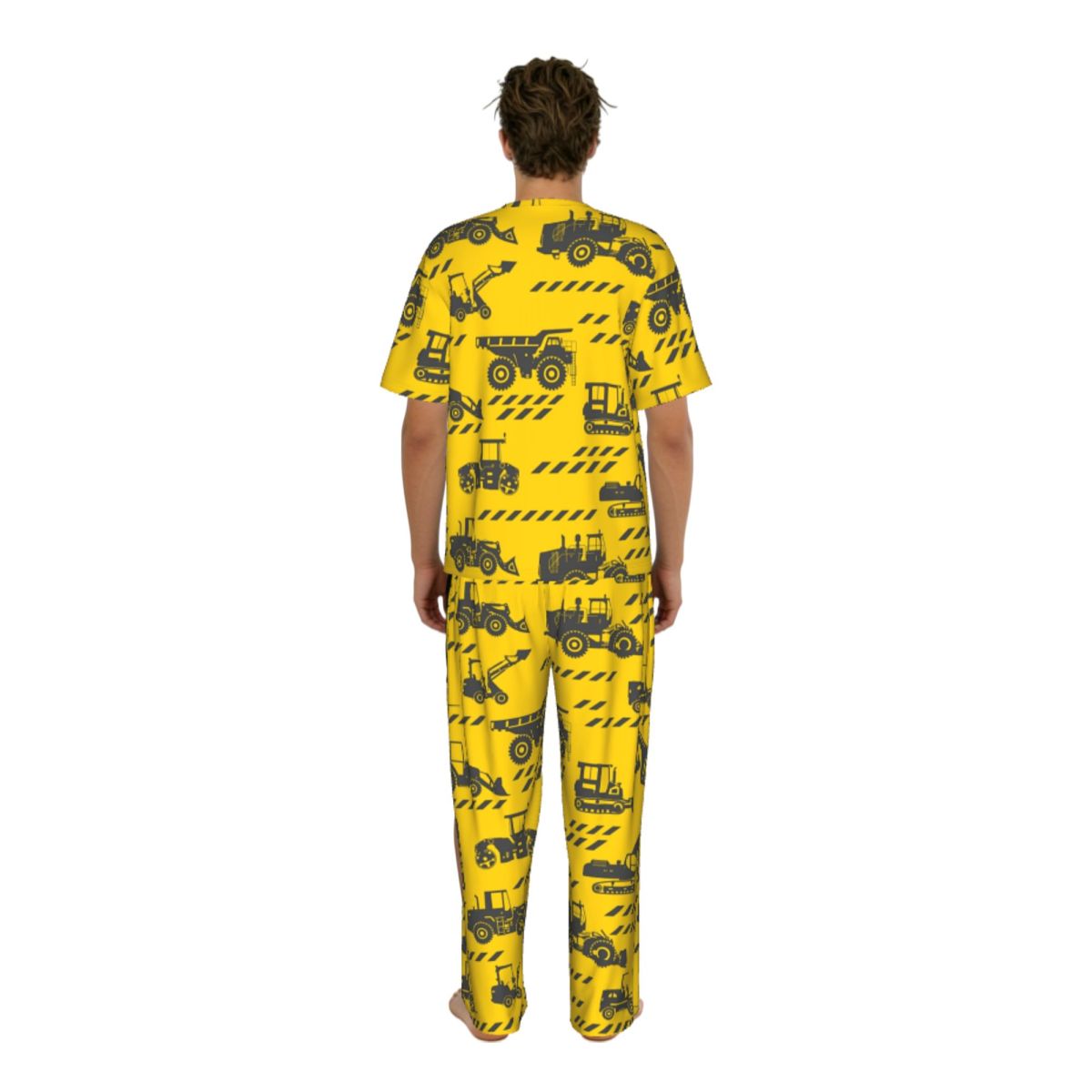 Men Pajamas Suit Short Sleeved - Summer Clothing Cartoon บทวิจารณ์และราคา