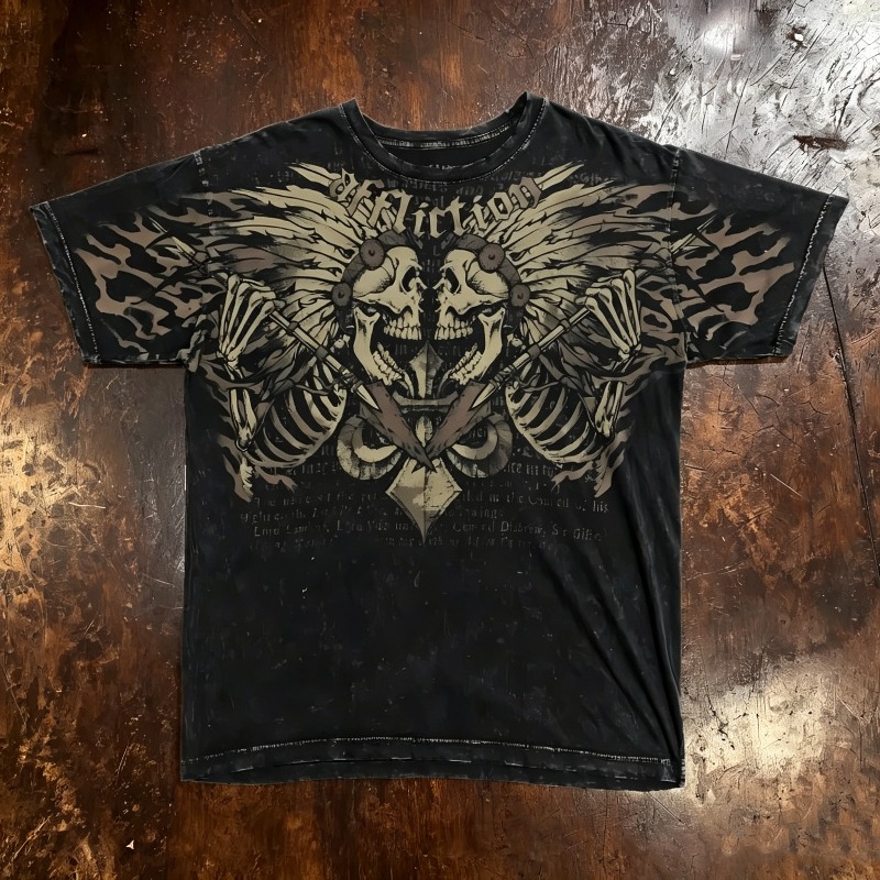 European and American Men's Su - Summer Goth Clothing บทวิจารณ์และราคา