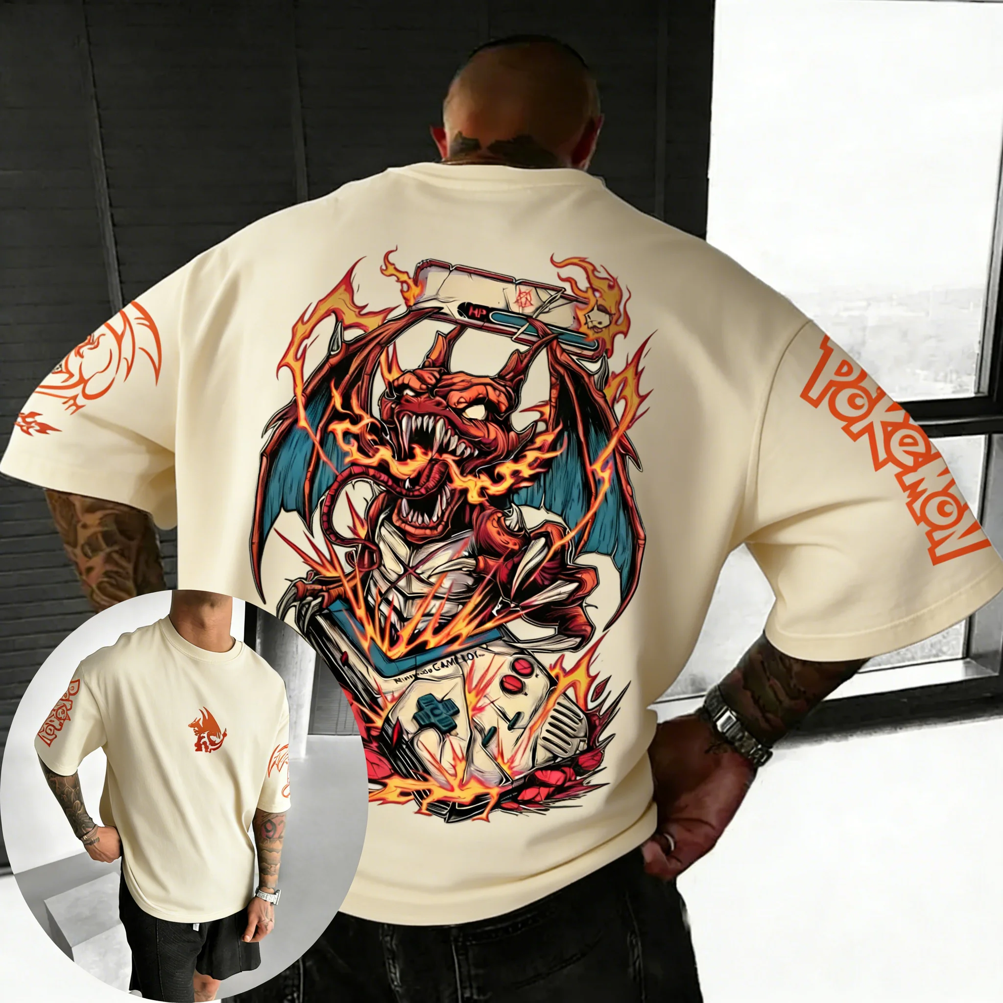 Pokemon  Game Charizard Co Bra - Summer Games Clothing Brand บทวิจารณ์และราคา