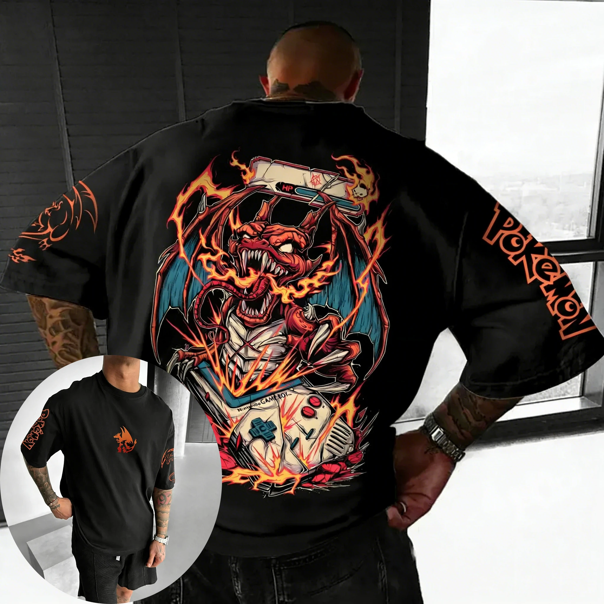 Pokemon  Game Charizard Co Bra - Summer Games Clothing Brand บทวิจารณ์และราคา