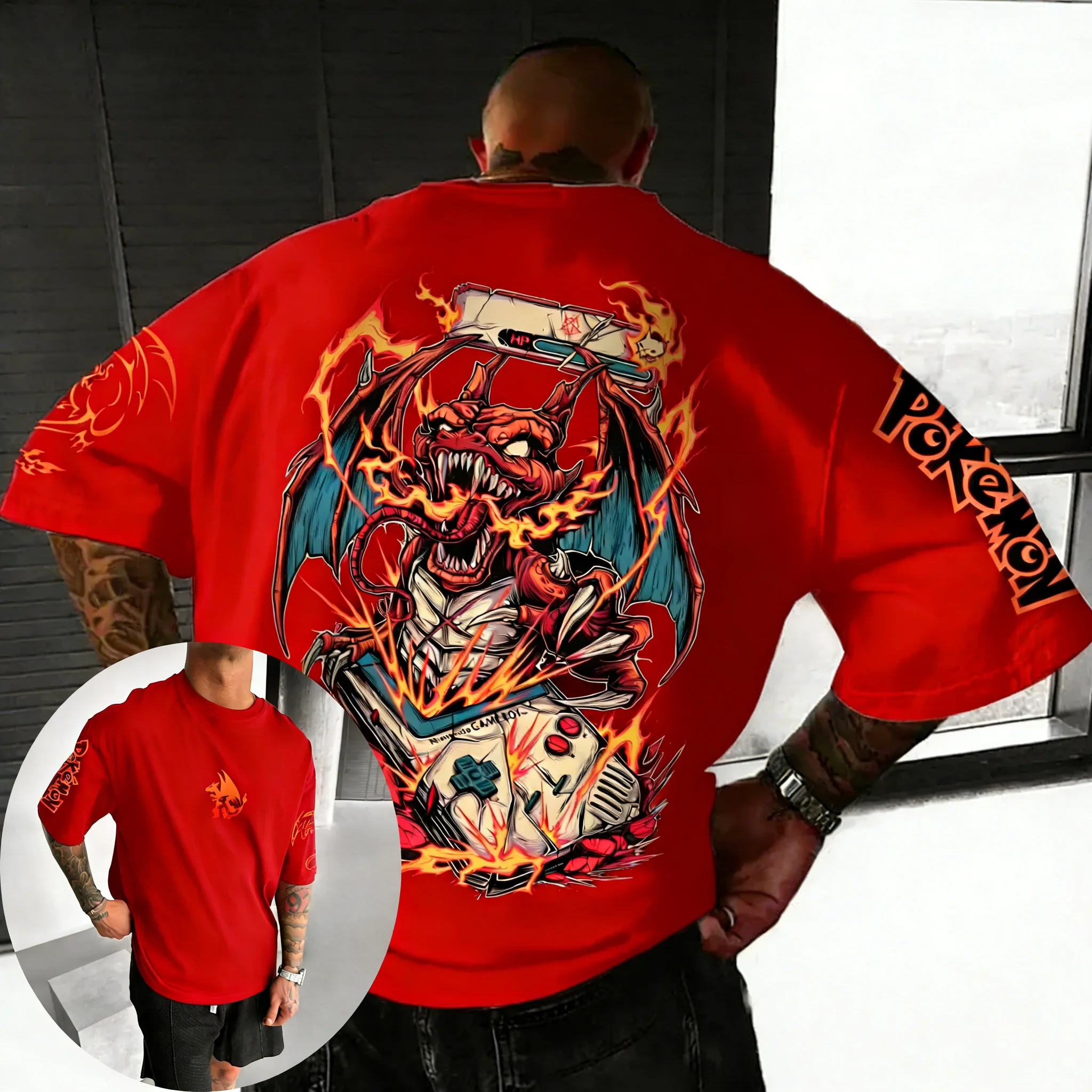 Pokemon  Game Charizard Co Bra - Summer Games Clothing Brand บทวิจารณ์และราคา