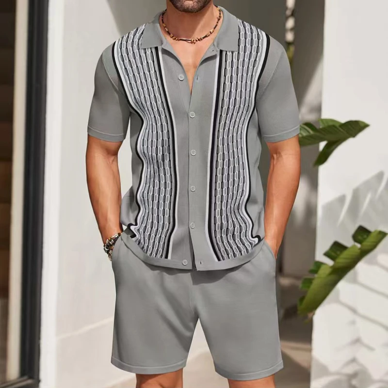 Summer Male Ice Silk Short-sle - Quality Summer Clothing บทวิจารณ์และราคา