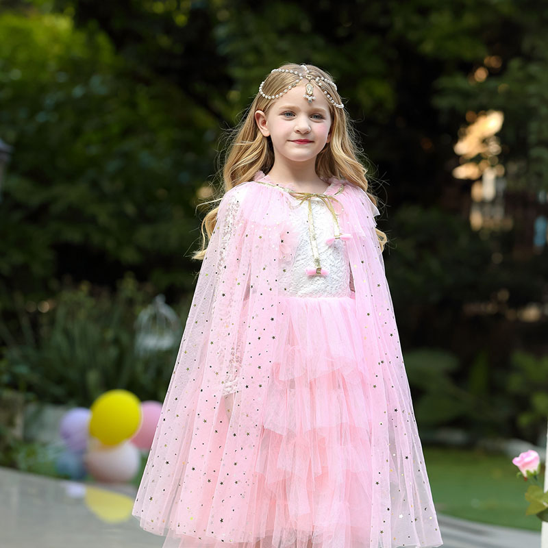 Girls Princess Cape Children C - Summer Kids Clothing บทวิจารณ์และราคา