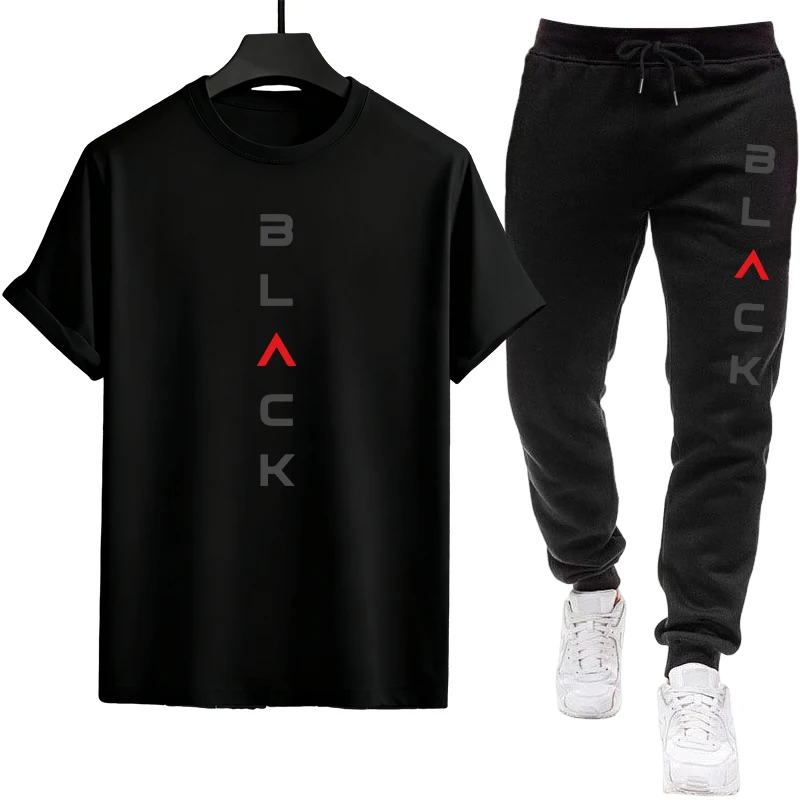 Mens Tracksuit Printed Casual  - Summer Knit Clothing บทวิจารณ์และราคา