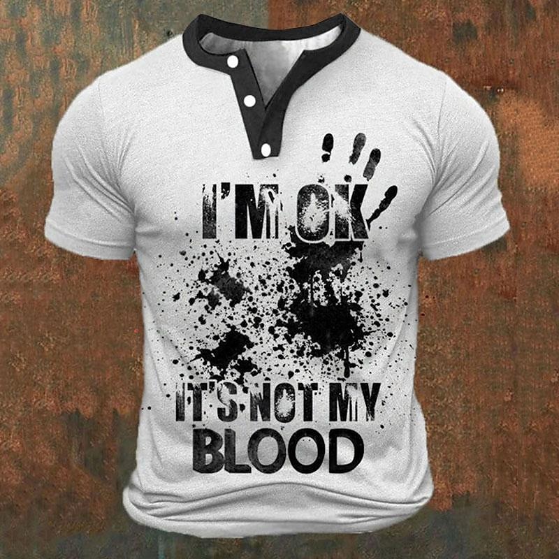 Funny 3D Letter Print Men's He - Summer Knit Clothing บทวิจารณ์และราคา