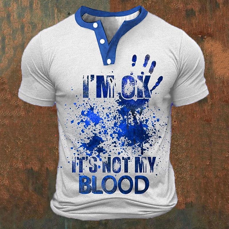 Funny 3D Letter Print Men's He - Summer Knit Clothing บทวิจารณ์และราคา