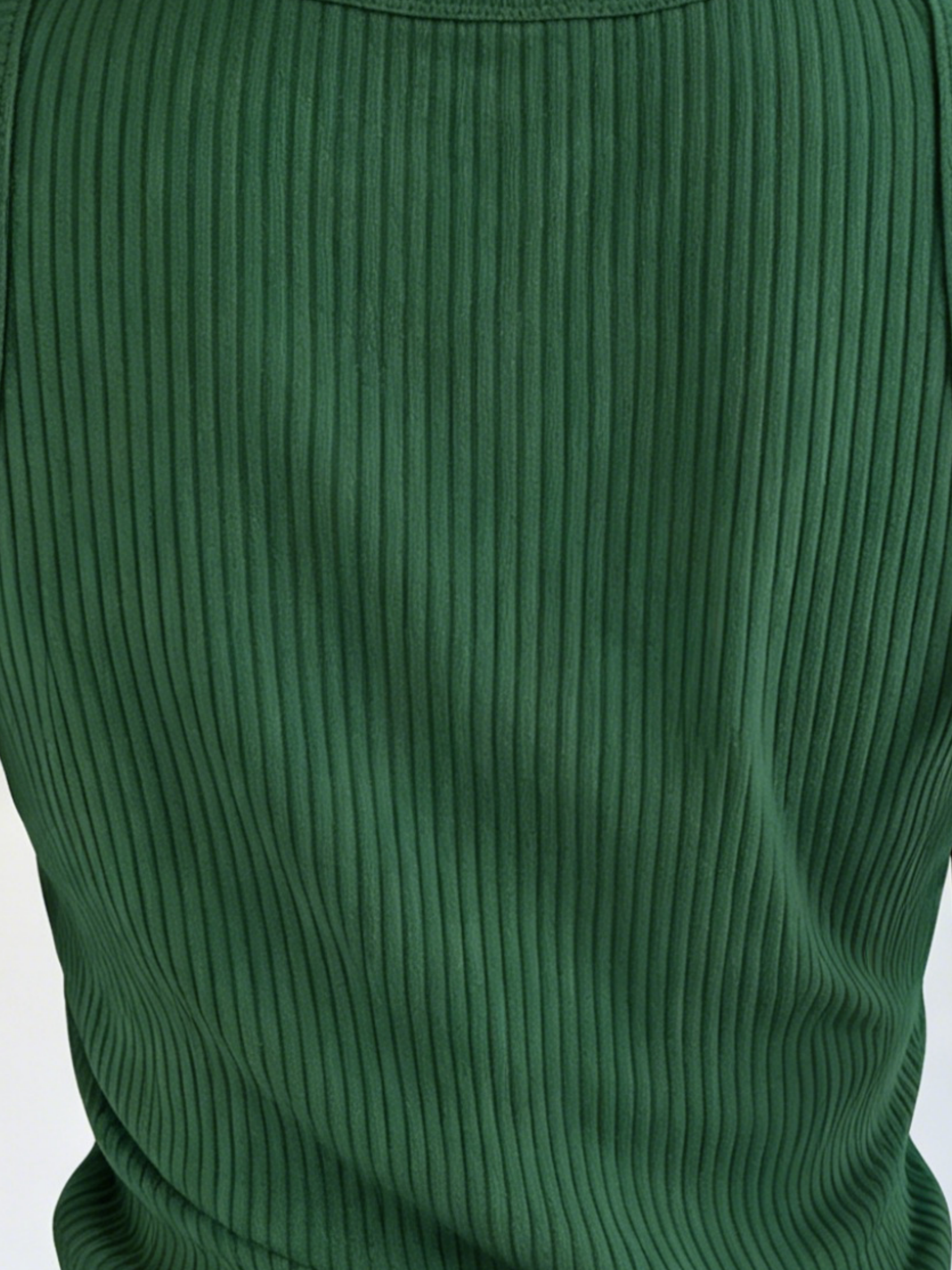 Plus Size Women Green Ribbed K - Summer Upf Clothing บทวิจารณ์และราคา