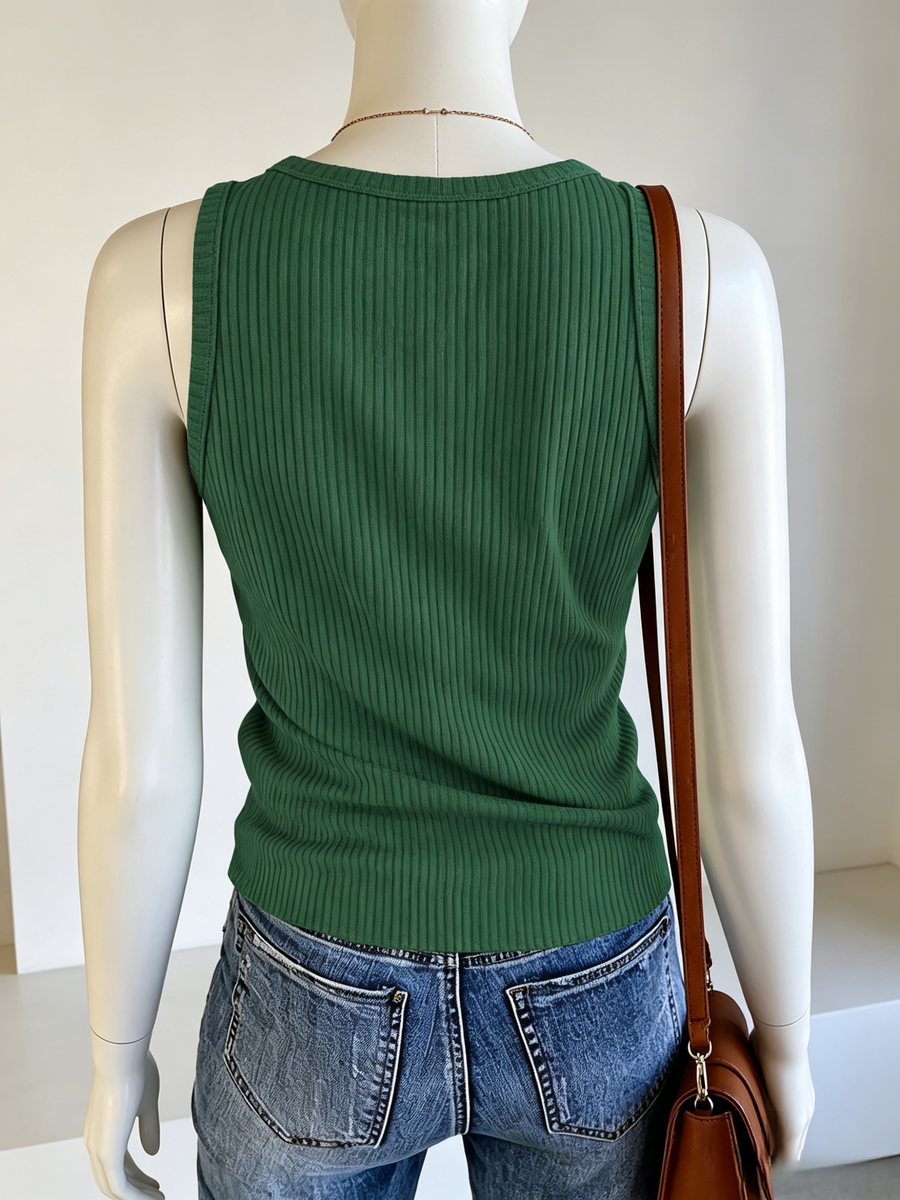 Plus Size Women Green Ribbed K - Summer Upf Clothing บทวิจารณ์และราคา