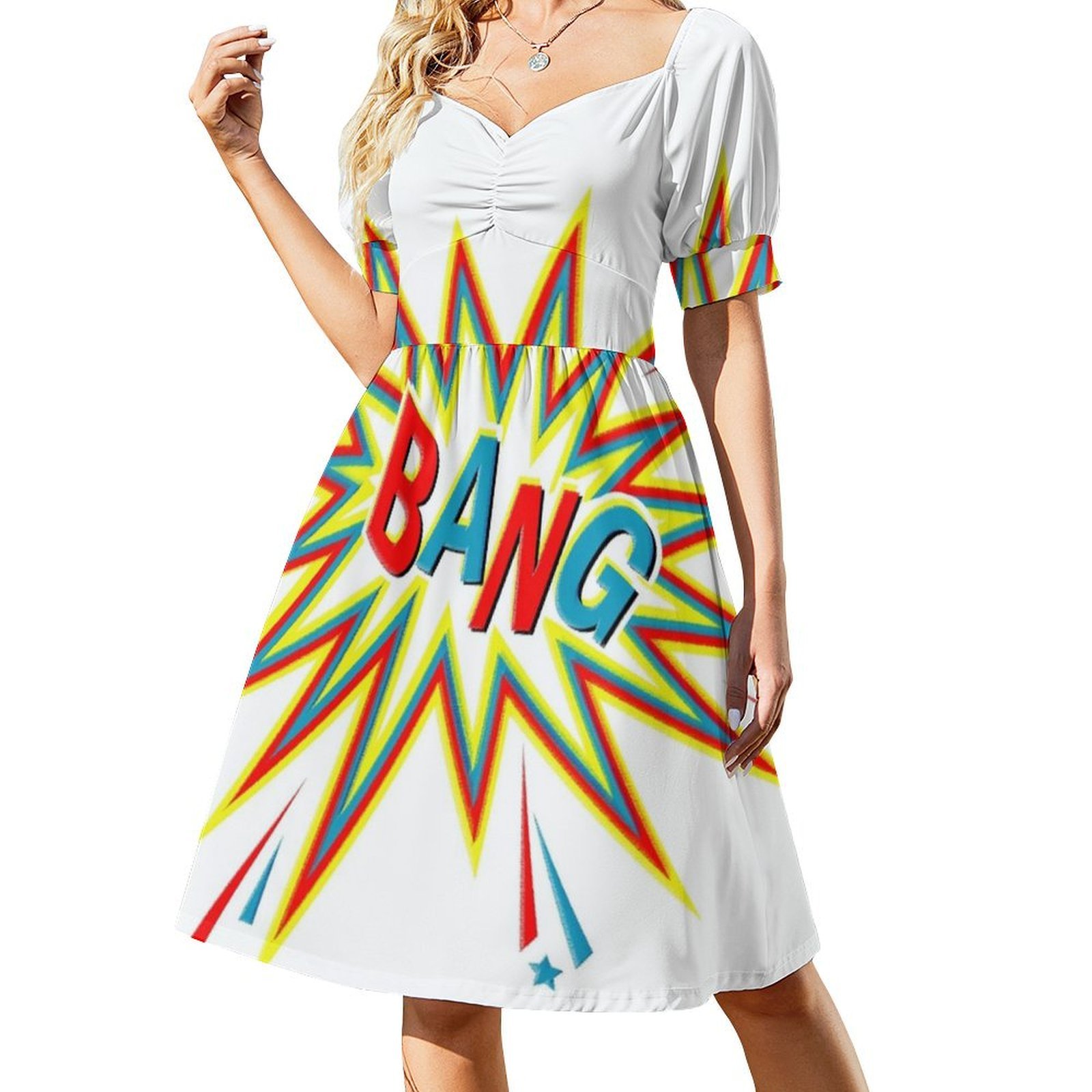 Bang Boho Chic Dress Elegant F - Summer Clothing Cartoon บทวิจารณ์และราคา
