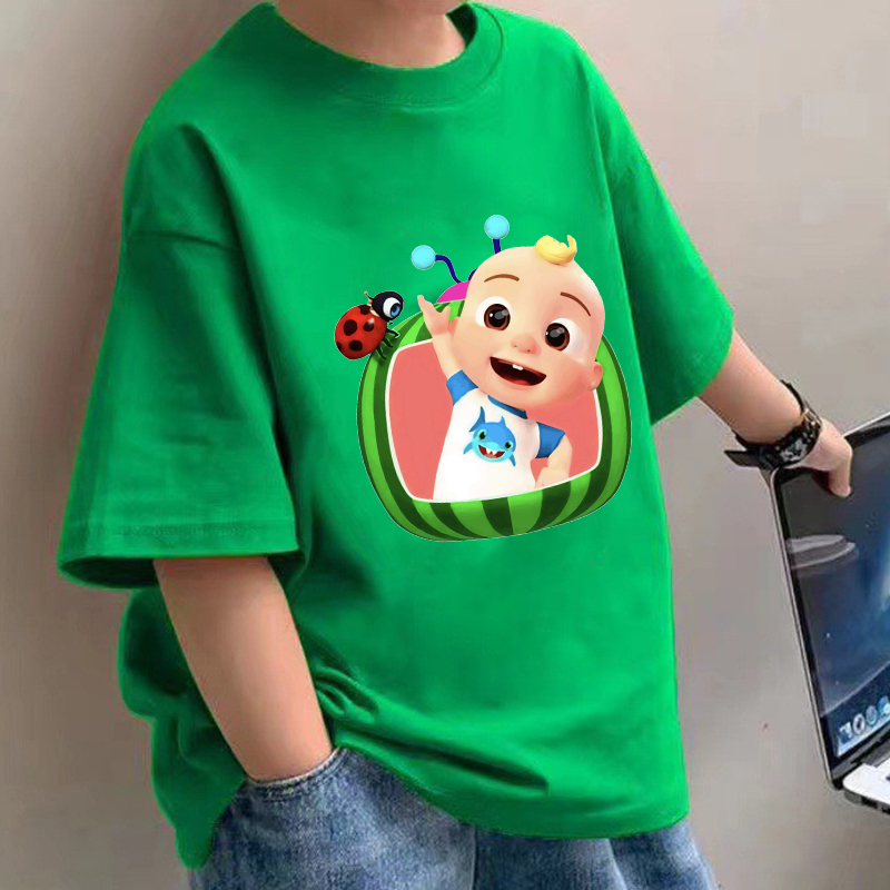 Cocomelons Baby T-Shirts Anime - Summer Clothing Cartoon บทวิจารณ์และราคา