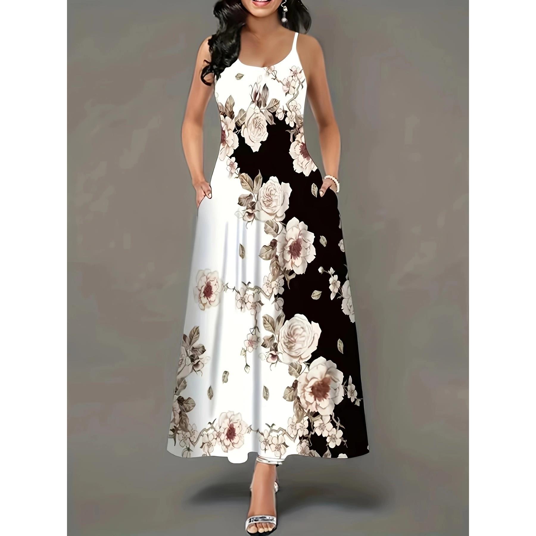 Long Pink Dress Women's Summer - Summer Line Clothing Brand บทวิจารณ์และราคา