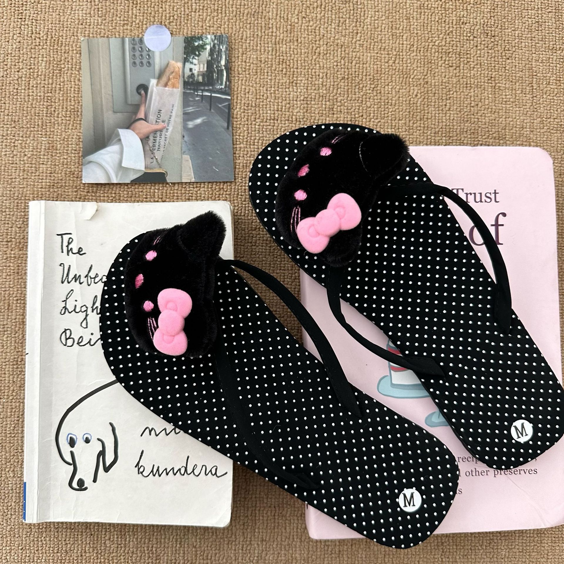 Hello Kitty Cartoon Flip-flops - Summer Kids Clothing บทวิจารณ์และราคา