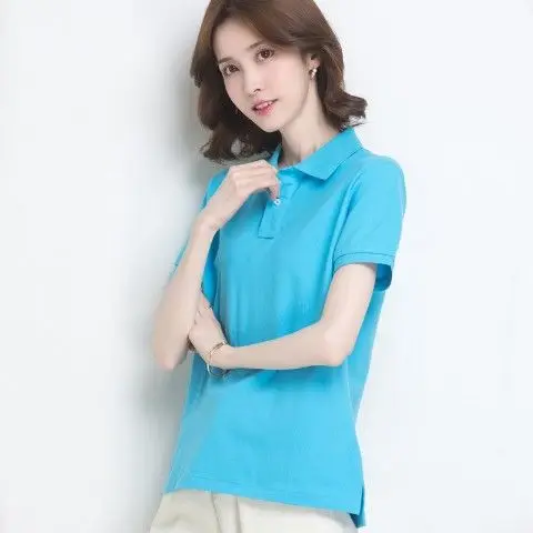 Polo Neck Shirt for Women Plai - Summer Clothing Trends 2025 Women'S บทวิจารณ์และราคา