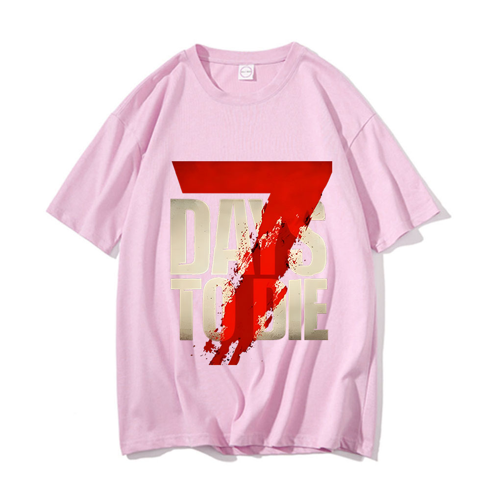 7 Days To Die Hot Game Mens Sh - Summer Games Clothing Brand บทวิจารณ์และราคา