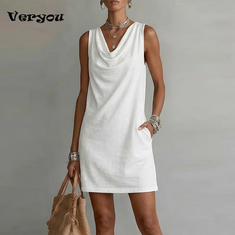 Sexy Sleeveless Mini Dress Wom - Summer Clothing Zara บทวิจารณ์และราคา