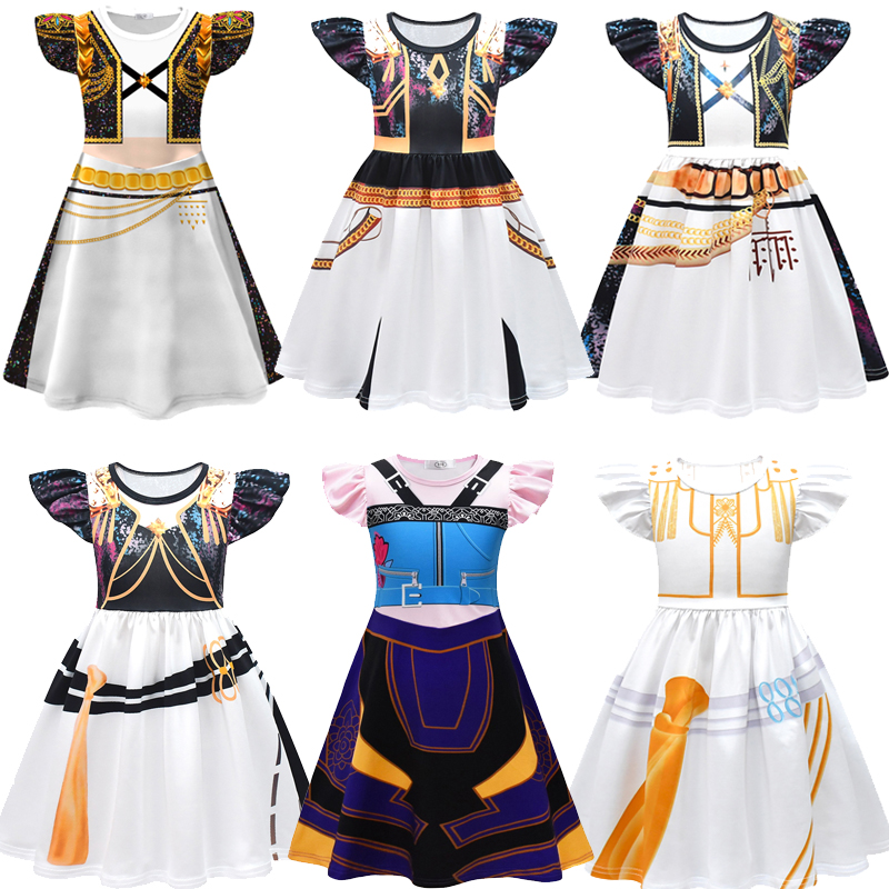 6 Styles Girls Cosplay Costume - Summer Kids Clothing บทวิจารณ์และราคา