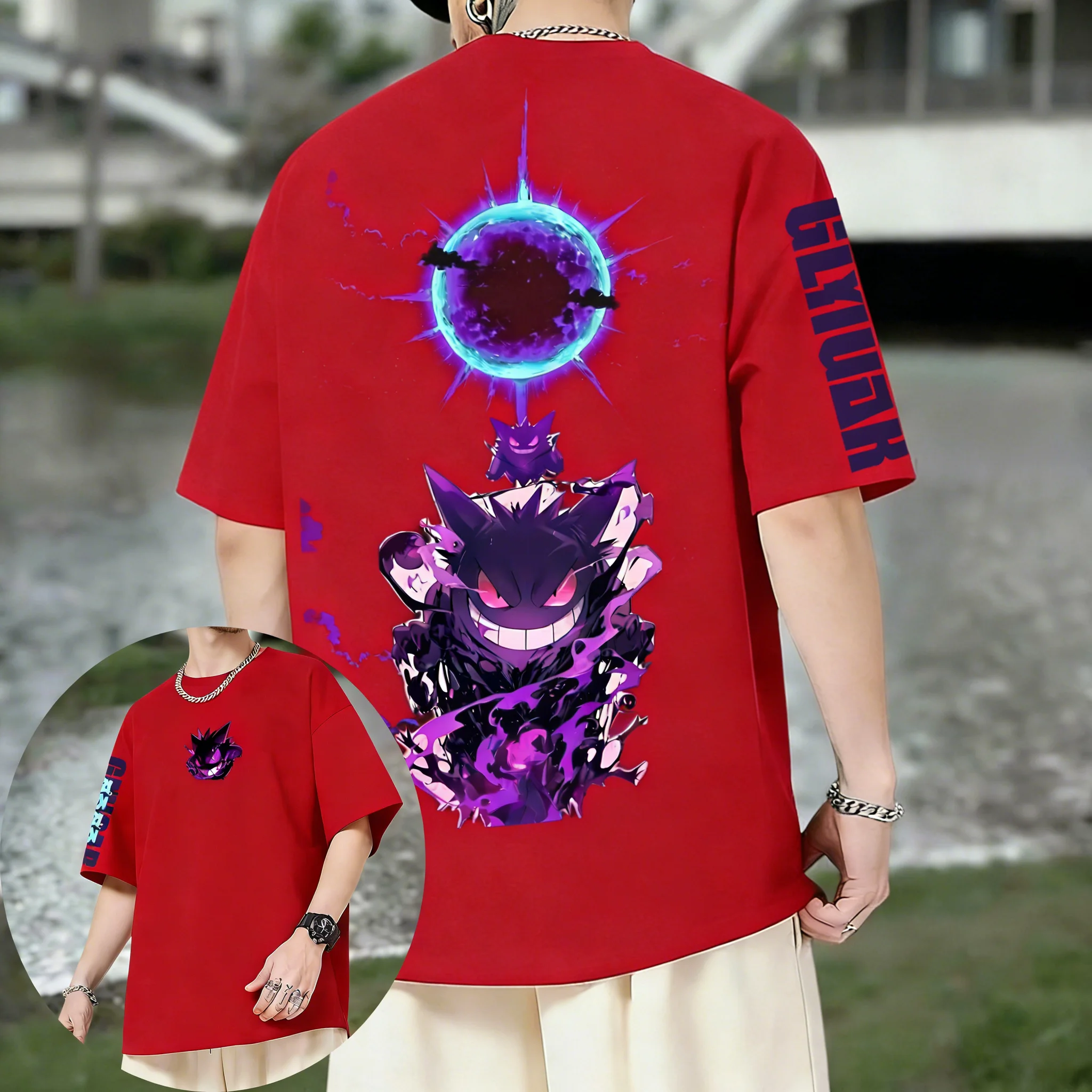 Pokemon  Games Gengar Co Brand - Summer Games Clothing Brand บทวิจารณ์และราคา