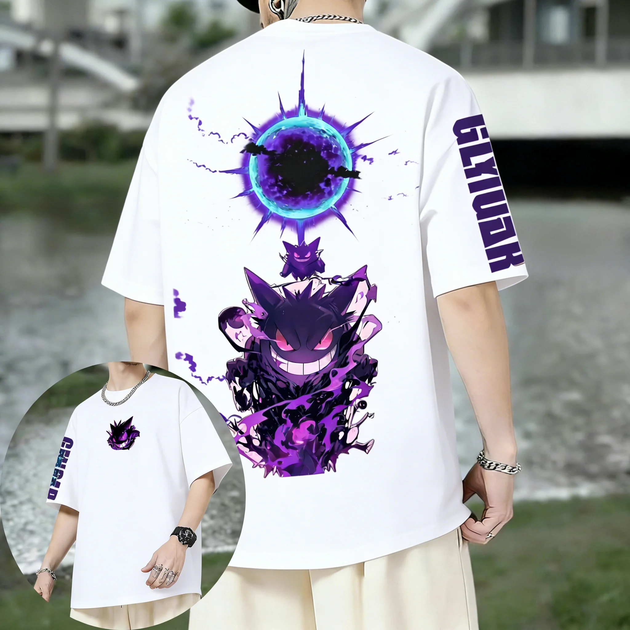 Pokemon  Games Gengar Co Brand - Summer Games Clothing Brand บทวิจารณ์และราคา